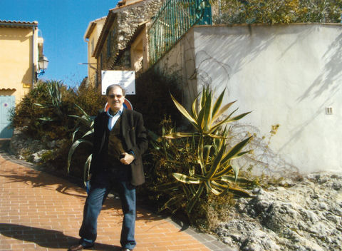 Στην οικία του Ν. Καζαντζάκη στην Αντίπολη (Antibes)